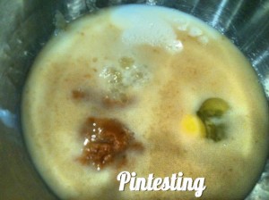 Baked Pumpkin Pie Oatmeal Wet Ingredients - Pintesting