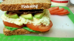 Egg Salad BLTA Sandwich Finished