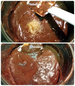 Pintesting - Oatmeal Fudge Bars - Add vanilla and salt and stir until smooth