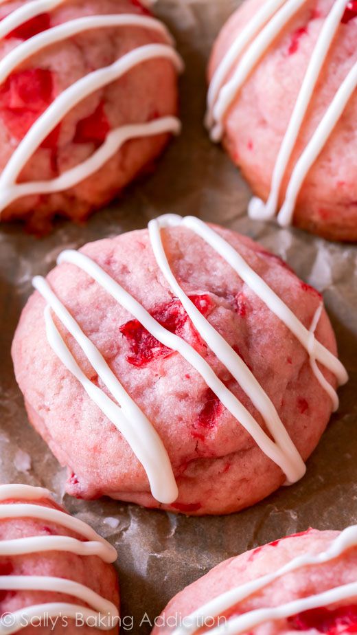 Pintesting Cherry Almond Shortbread Cookies by Sally's Baking Addiction