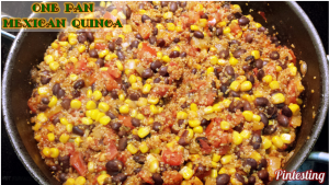 Pintesting One Pan Mexican Quinoa