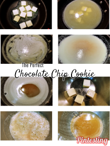 Pintesting The Perfect Chocolate Chip Cookie - Melt Butter Collage
