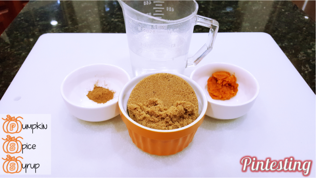 Pintesting Homemade Pumpkin Spice Coffee Syrup