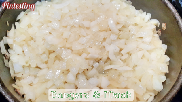 Pintesting True Bangers and Mash with Onion Gravy