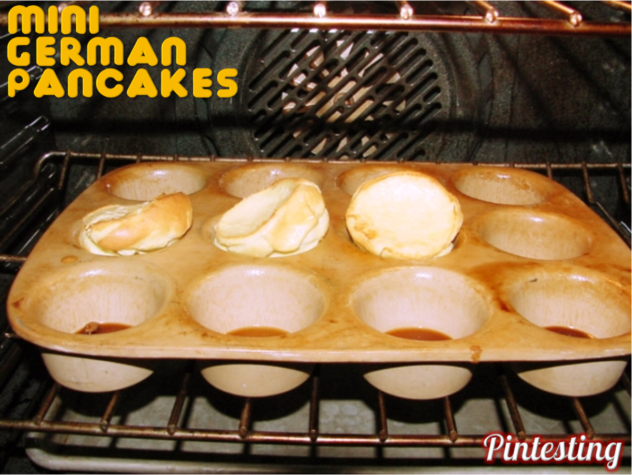 Pintesting Mini German Pancakes