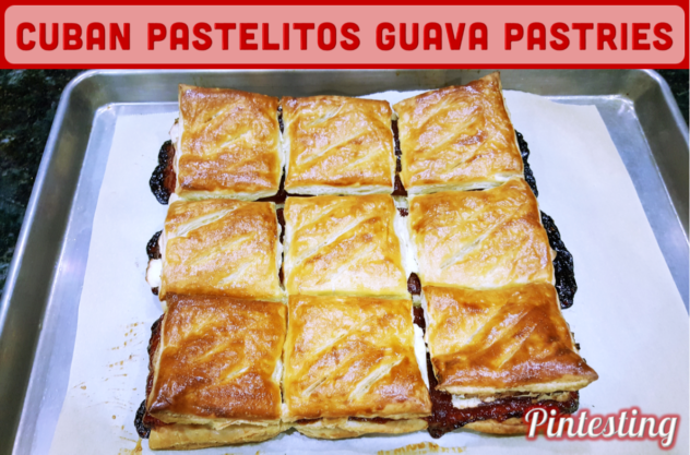 Pintesting Cuban Guava Pastries - Pastelitos de Guayaba