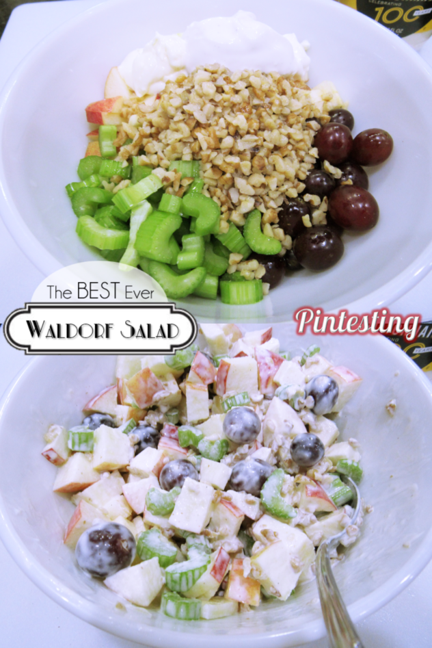 Pintesting Best Ever Waldorf Salad