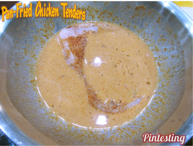 Pintesting Pan-Fried Chicken Tenders