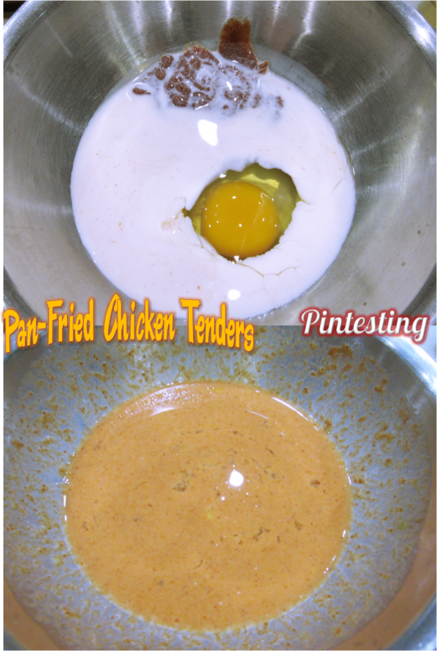 Pintesting Pan-Fried Chicken Tenders