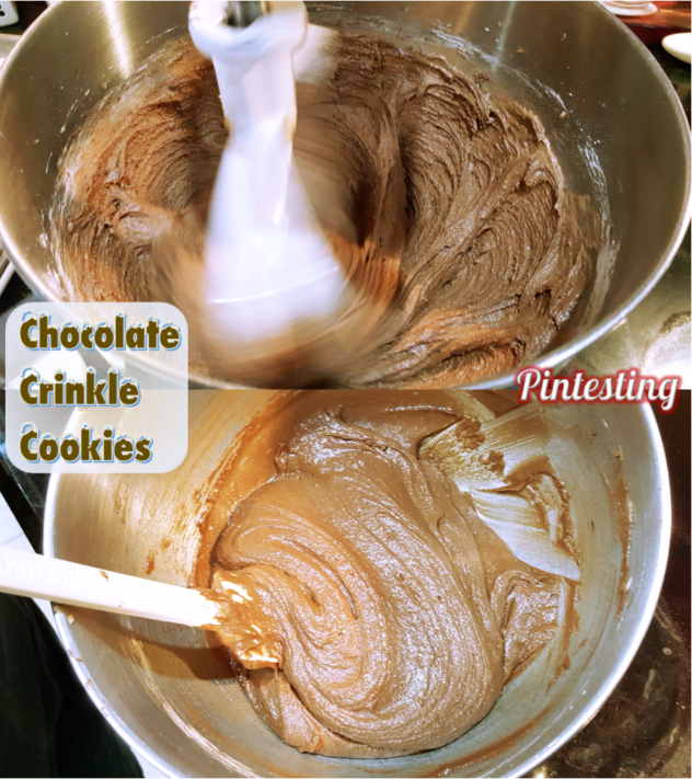 Pintesting Chocolate Crinkle Cookies